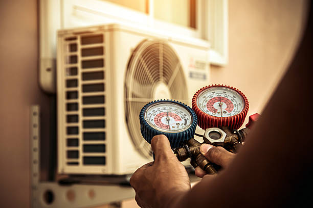 Professional Heat Pump Repair technician working in Gramling, SC